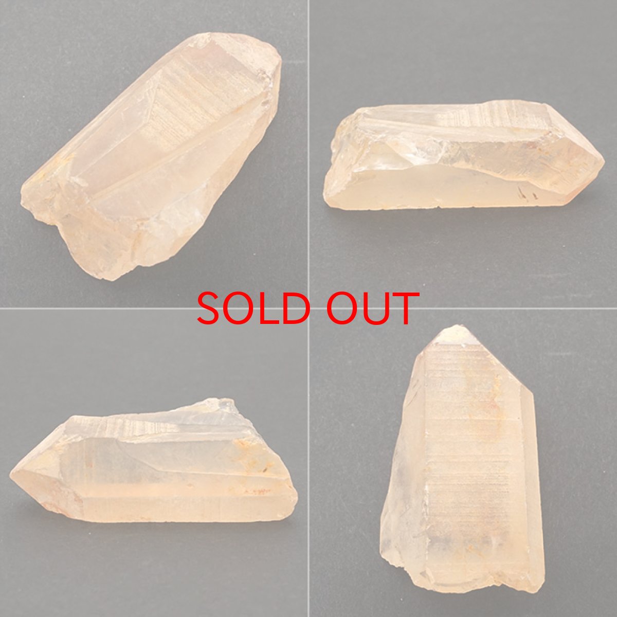 画像2: タンジェリンレーザークォーツ 27.4g コンゴ産 【一点物】 天然石 パワーストーン カラーストーン (2)