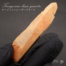 画像1: タンジェリンレーザークォーツ 28.9g コンゴ産 【一点物】 天然石 パワーストーン カラーストーン (1)