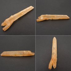 画像2: タンジェリンレーザークォーツ 19.1g コンゴ産 【一点物】 天然石 パワーストーン カラーストーン (2)