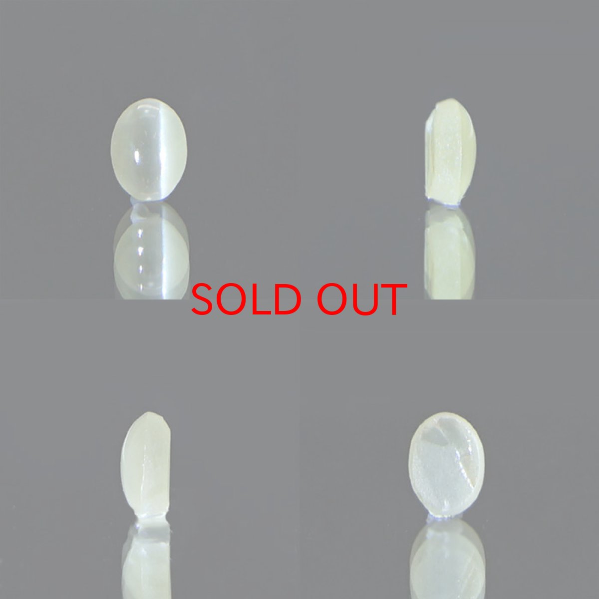 画像2: クリソベリルキャッツアイ ルース ブラジル産 約0.28ct オーバル chrysoberyl cat's eye 天然石 パワーストーン カラーストーン (2)