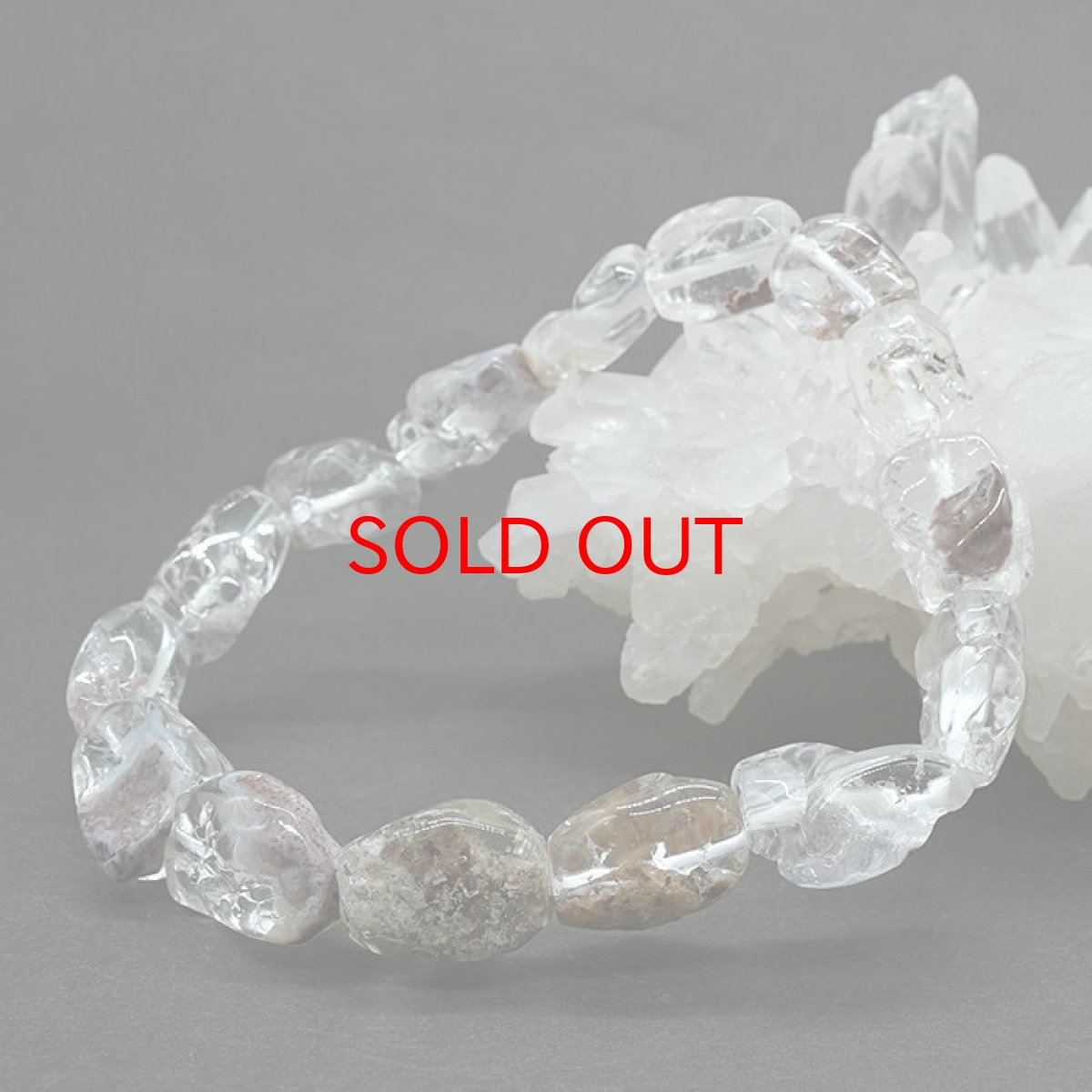 画像2: ハイアライトオパール タンブル ブレスレット 21.4g メキシコ産 Hyalite Opal  一点もの  10月誕生石 オパール 天然石 パワーストーン カラーストーン (2)