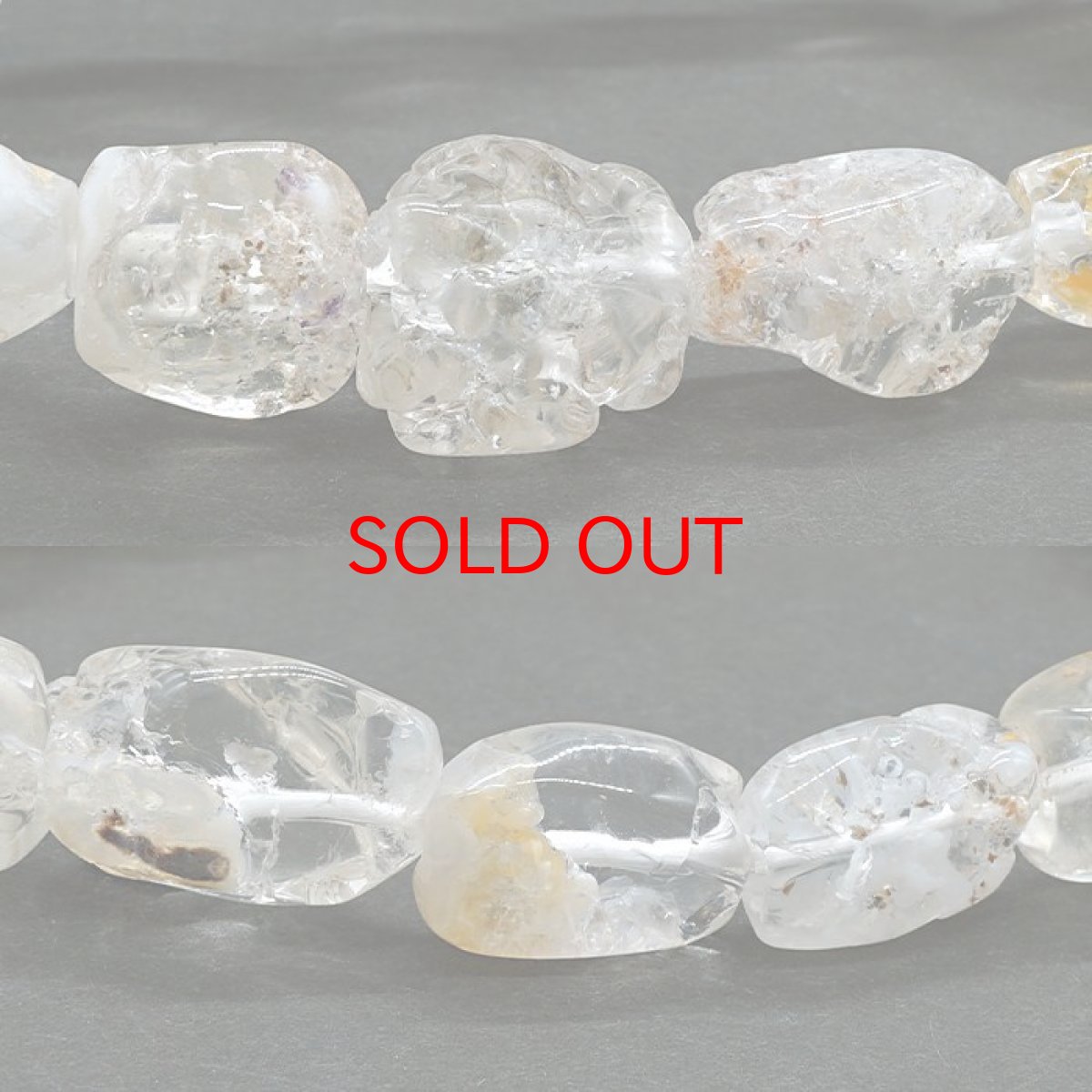 画像3: ハイアライトオパール タンブル ブレスレット 24.9g メキシコ産 Hyalite Opal  一点もの  10月誕生石 オパール 天然石 パワーストーン カラーストーン (3)