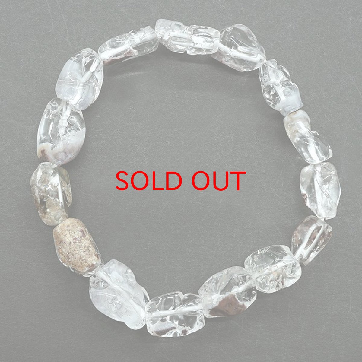 画像5: ハイアライトオパール タンブル ブレスレット 21.4g メキシコ産 Hyalite Opal  一点もの  10月誕生石 オパール 天然石 パワーストーン カラーストーン (5)