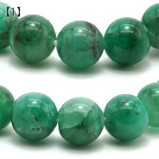 画像3: エメラルド ブレスレット 7.5-8mm ブラジル産 一点物 天然石 emerald パワーストーン 緑柱石 5月誕生石 カラーストーン (3)