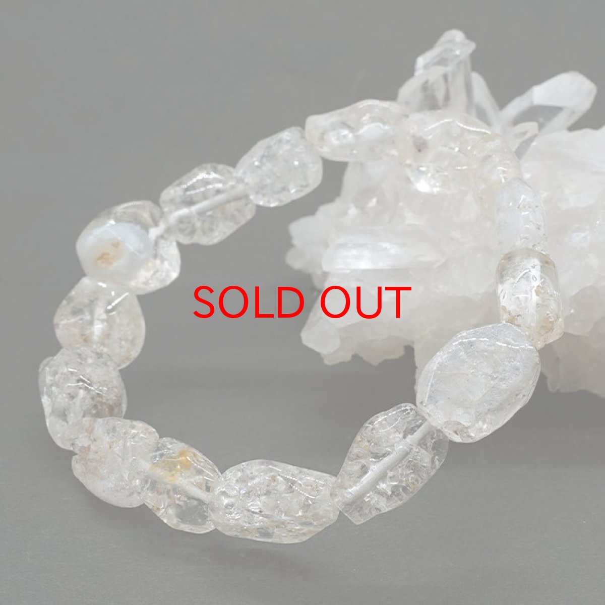 画像2: ハイアライトオパール タンブル ブレスレット 24.9g メキシコ産 Hyalite Opal  一点もの  10月誕生石 オパール 天然石 パワーストーン カラーストーン (2)