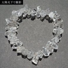 画像4: ハーキマーダイヤモンド ブレスレット 15mm アメリカ産 ドリームクリスタル ダイヤモンド 水晶 出産御守り 稀少価値 一点もの パワーストーン (4)