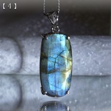 画像8: ラブラドライト ペンダントトップ SV925 6.40g マダガスカル産 一点物 シルバー labradorite 天然石 パワーストーン カラーストーン (8)