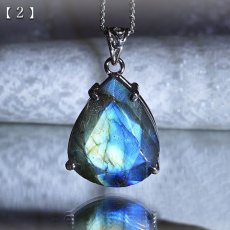 画像4: ラブラドライト ペンダントトップ SV925 4.86g マダガスカル産 一点物 シルバー labradorite 天然石 パワーストーン カラーストーン (4)