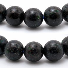 画像3: ブラックオパール 10mm ブレスレット オーストラリア産 【 一点もの 】  オパール Black opal 10月誕生石 天然石 パワーストーン カラーストーン (3)