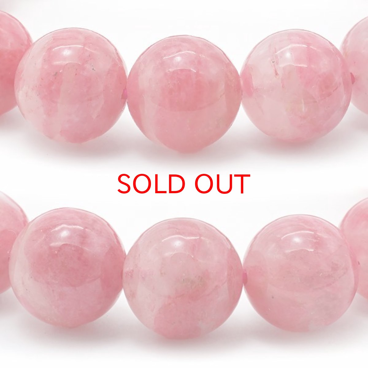 画像2: ロードナイトシリカ 12mm ブレスレット ブラジル産 【 一点もの 】 ロードナイト 水晶 Rhodonite バラ色 お守り 浄化 天然石 パワーストーン カラーストーン (2)