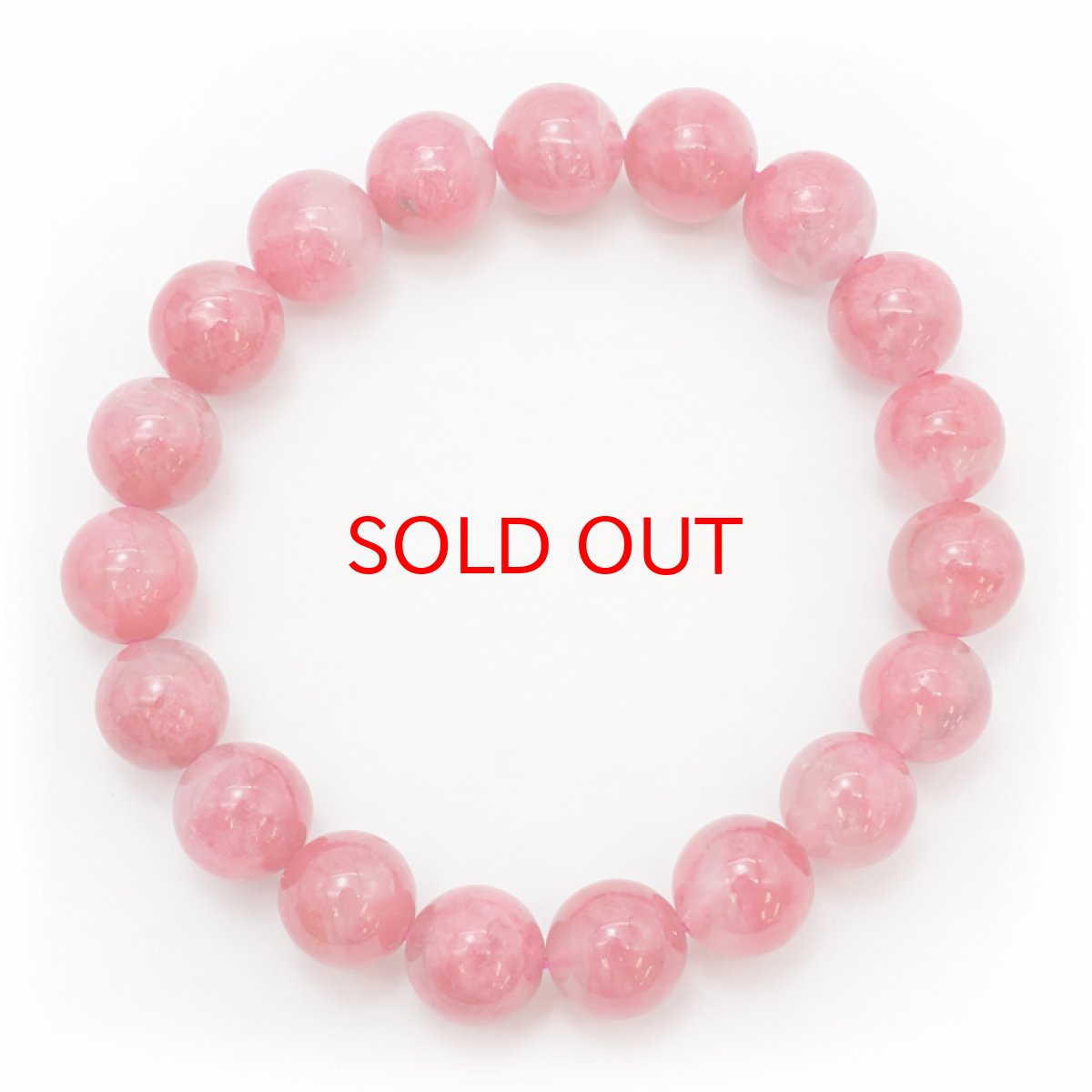 画像3: ロードナイトシリカ 10mm ブレスレット ブラジル産 【 一点もの 】 ロードナイト 水晶 Rhodonite バラ色 お守り 浄化 天然石 パワーストーン カラーストーン (3)