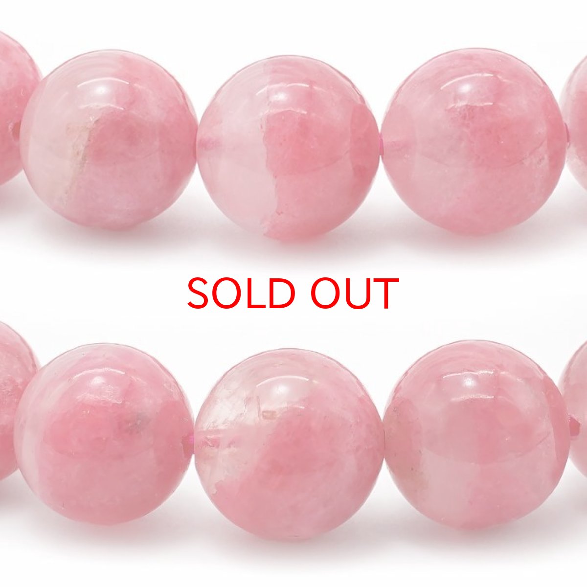 画像2: ロードナイトシリカ 10mm ブレスレット ブラジル産 【 一点もの 】 ロードナイト 水晶 Rhodonite バラ色 お守り 浄化 天然石 パワーストーン カラーストーン (2)