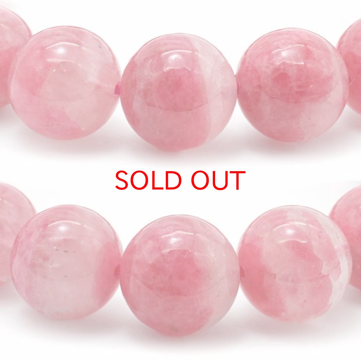 画像2: ロードナイトシリカ 12mm ブレスレット ブラジル産 【 一点もの 】 ロードナイト 水晶 Rhodonite バラ色 お守り 浄化 天然石 パワーストーン カラーストーン (2)