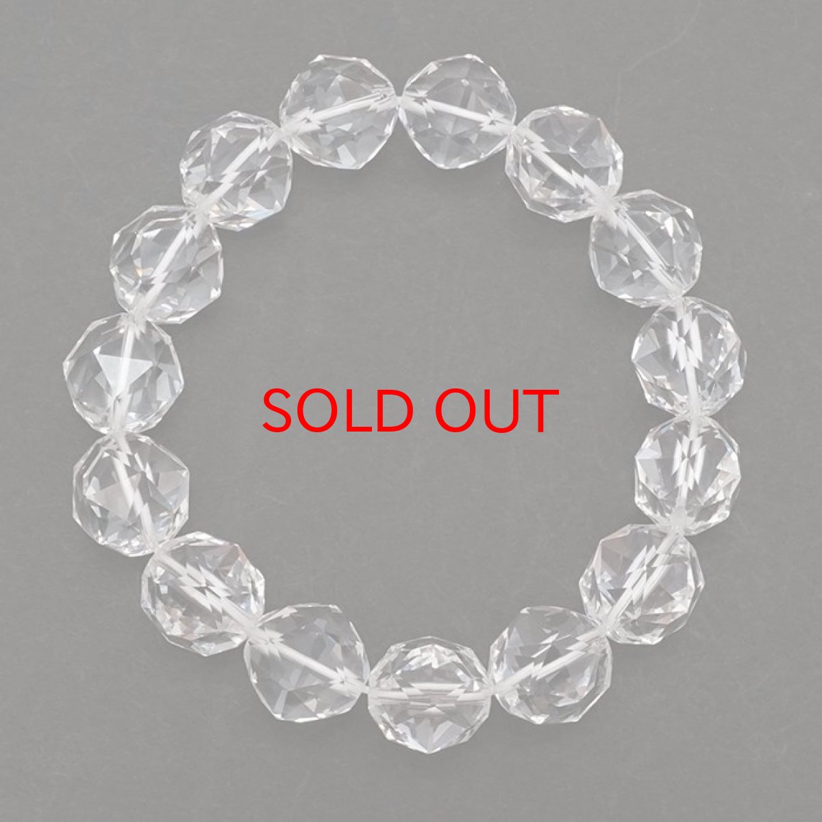 画像3: ブラジル水晶 14mm スターカットブレスレット ブラジル産 Crystal 天然石 パワーストーン カラーストーン (3)