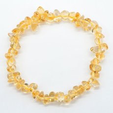 画像3: シトリン さざれブレスレット 7mm ブラジル産 Citrine カットブレス 黄水晶 11月誕生石 天然石 パワーストーン カラーストーン (3)