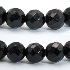 画像2: ブラックトルマリン ミラーカットブレスレット 6mm ブラジル産 black tourmaline カットブレス 電気石 天然石 パワーストーン カラーストーン (2)