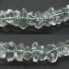 画像2: グリーンアメジスト さざれカットブレスレット 7mm ブラジル産 Green Amethyst カットブレス  裸石 アメジスト 2月誕生石 お守り 浄化 天然石 パワーストーン カラーストーン (2)