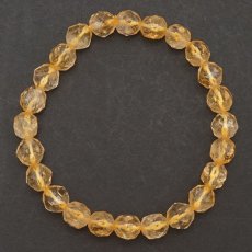 画像3: シトリン スターカットブレスレット 8mm ブラジル産 黄水晶 Citrine 天然石 パワーストーン (3)