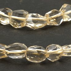 画像2: シトリン タンブルカットブレスレット 9×5mm ブラジル産 Citrine カットブレス 黄水晶 11月誕生石 天然石 パワーストーン カラーストーン (2)