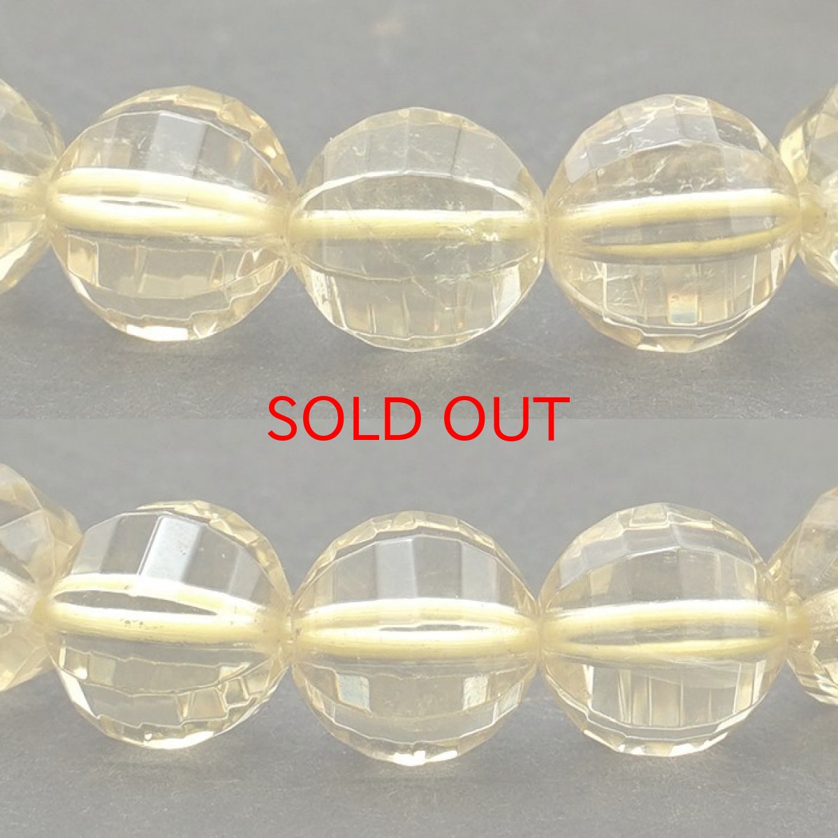 画像2: レモンクォーツ アースカットブレスレット 7mm ブラジル産 Lemon Quartz カットブレス 快活な明るさ 天然石 パワーストーン カラーストーン (2)