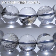 画像2: デンドリチッククォーツ ブレスレット 10mm マダガスカル産【 一点物 】Dendrtic Quartz ルチルクォーツ ルチル インクォーツ 水晶 お守り 天然石 パワーストーン カラーストーン (2)