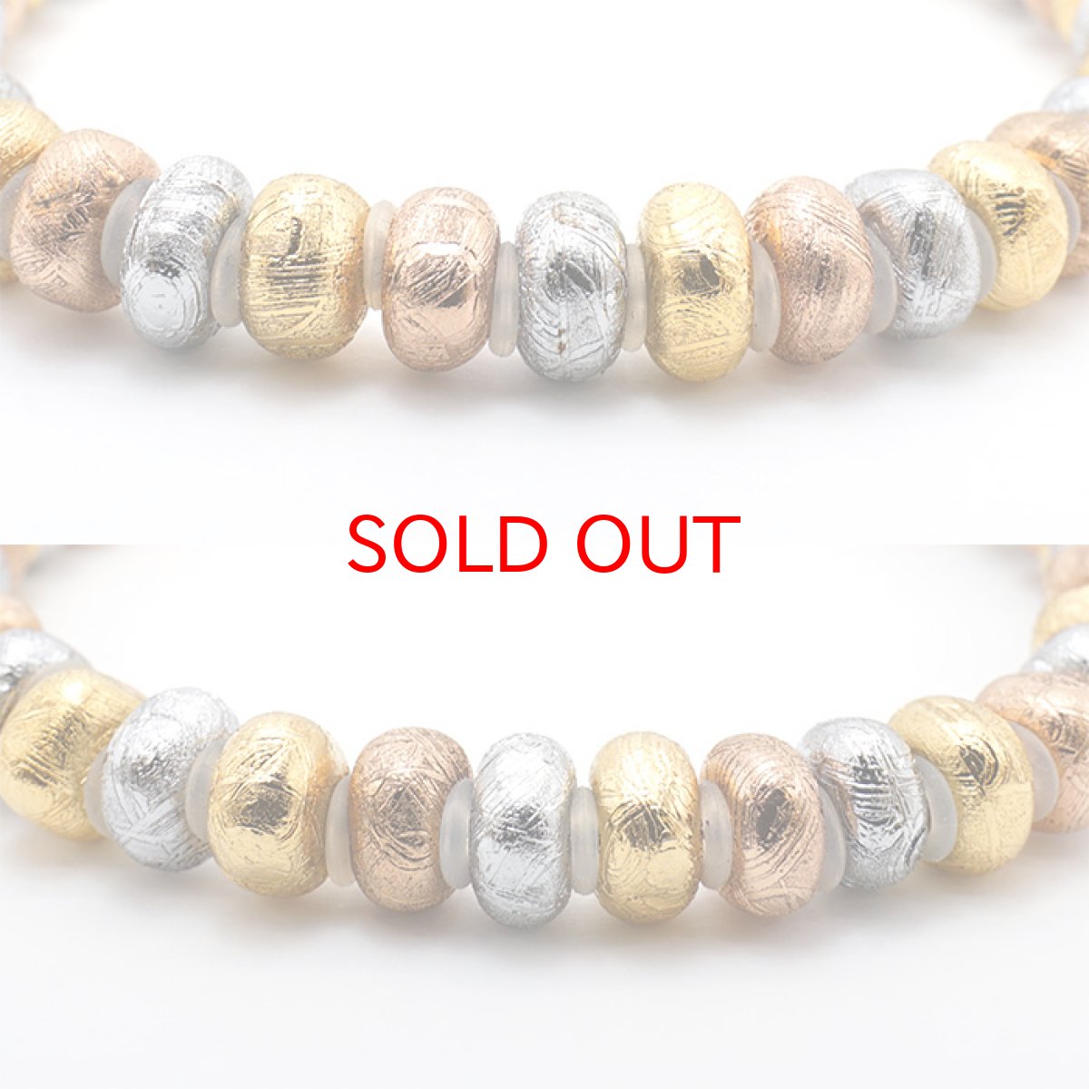 画像2: ギベオン タンブル型ブレスレット ナミビア産 【一点物】 天然石 パワーストーン カラーストーン (2)