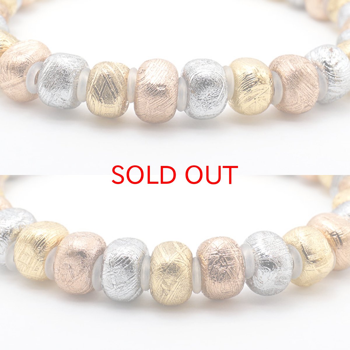 画像2: ギベオン タンブル型ブレスレット ナミビア産 【一点物】 天然石 パワーストーン カラーストーン (2)