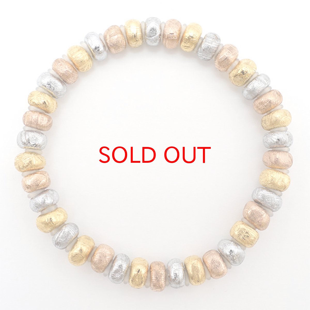 画像3: ギベオン タンブル型ブレスレット ナミビア産 【一点物】 天然石 パワーストーン カラーストーン (3)