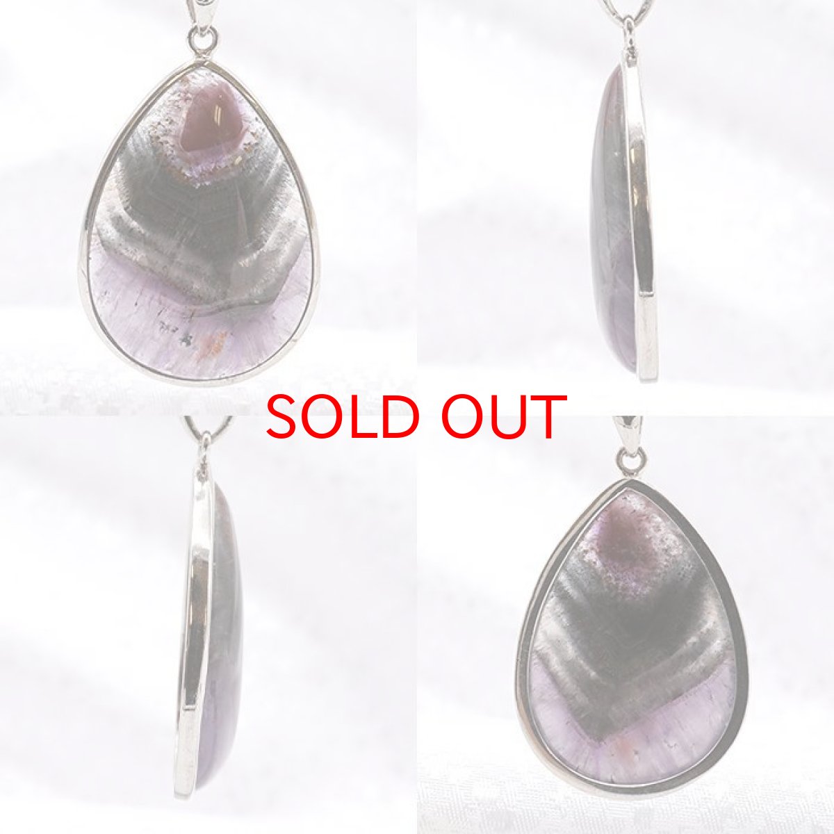 画像2: オーラライト23 ペンダントトップ SV925 ドロップ シルバー 5.45g カナダ産 一点物  Auralite オーラライト 浄化 お守り 天然石 パワーストーン カラーストーン (2)