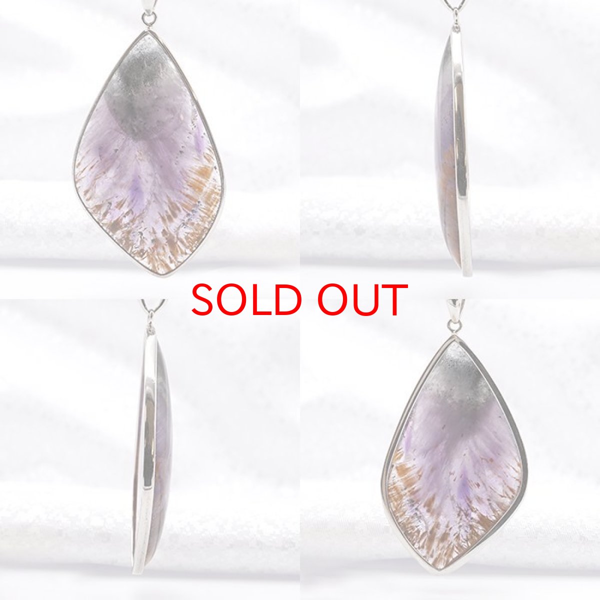 画像2: オーラライト23 ペンダントトップ SV925 変形 シルバー 10.71g カナダ産 一点物  Auralite オーラライト 浄化 お守り 天然石 パワーストーン カラーストーン (2)