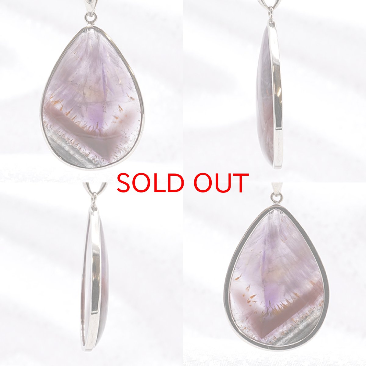 画像2: オーラライト23 ペンダントトップ SV925 ドロップ シルバー 7.57g カナダ産 一点物  Auralite オーラライト 浄化 お守り 天然石 パワーストーン カラーストーン (2)