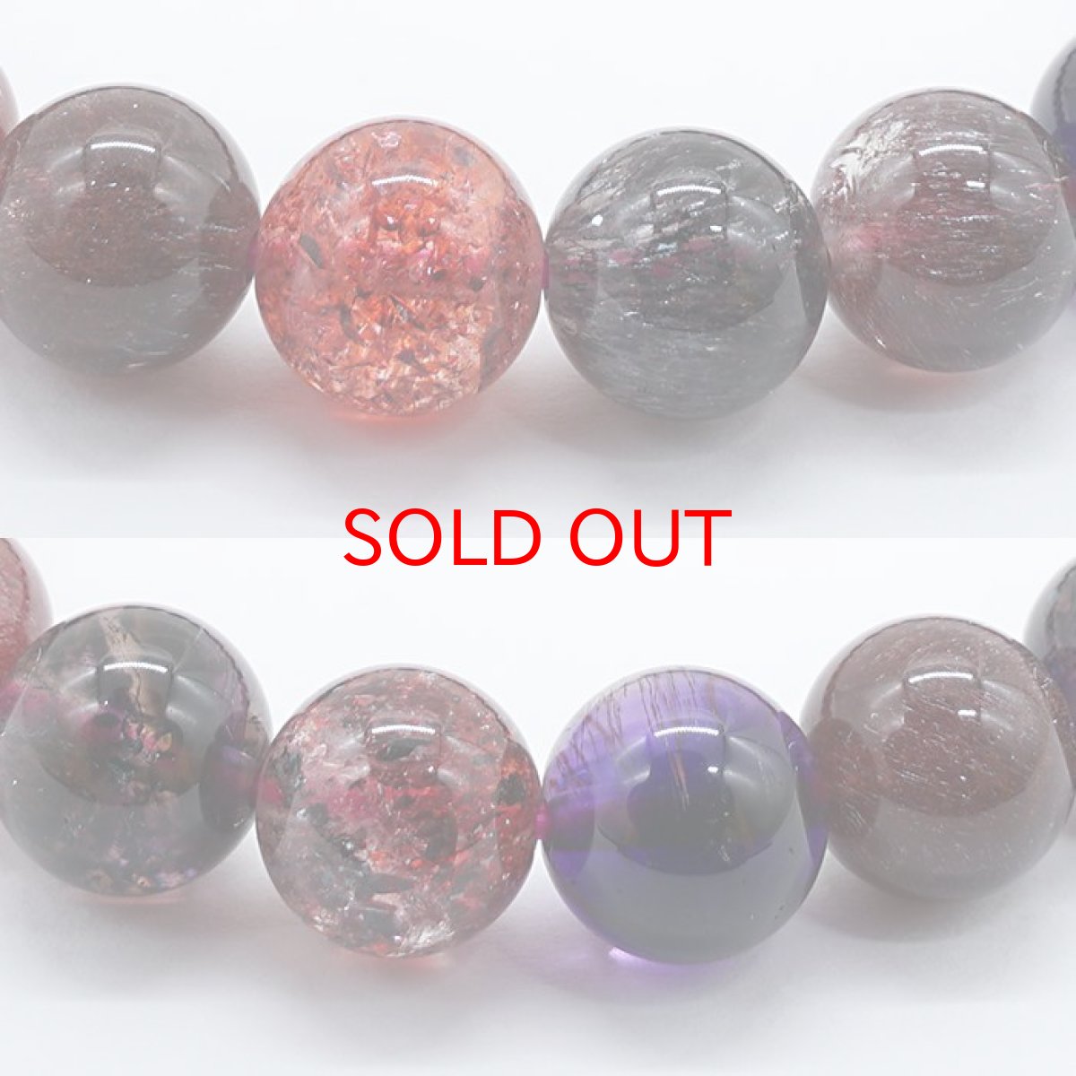 画像2: スーパーセブン ブレスレット 証明書付き 10mm  ブラジル産 一点もの superseven 天然石 パワーストーン  カラーストーン ハイクオリティ (2)