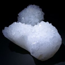 画像4: 【石の日SALE 14%OFF】 スタラクタイトクォーツ クラスター 約798.5g インド産 原石 【 一点もの 】 Stalactite 希少石  天然石 パワーストーン カラーストーン (4)
