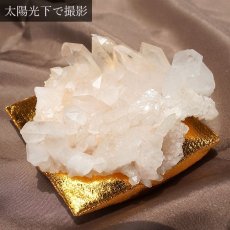 画像7: マニカラン水晶 クラスター 約216.8g ヒマラヤ産 原石 座布団付き 【 一点もの 】 Manikaran 希少石  天然石 パワーストーン カラーストーン (7)