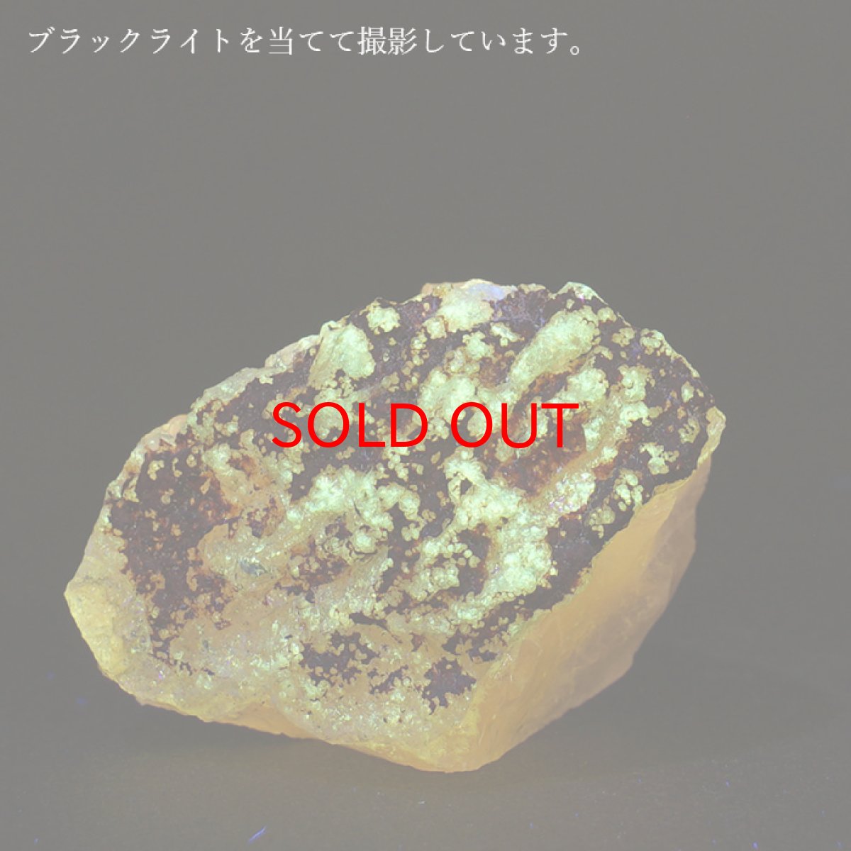 画像4: 北海道蛍光オパール 原石 約12.4g 北海道産 一点もの 天然石 パワーストーン カラーストーン (4)