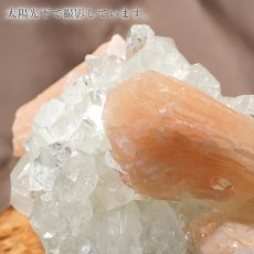 画像8: アポフィライト 原石 Aランク 426.0g インド産 【 一点物 】apophylite フィッシュストーン 魚岩石  天然石 パワーストーン 浄化 カラーストーン (8)