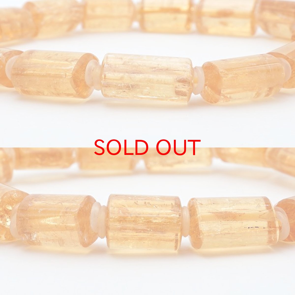 画像2: インペリアルトパーズ ブレスレット ピロー型 ブラジル産 【一点もの】 証明書付き 天然石 パワーストーン カラーストーン (2)