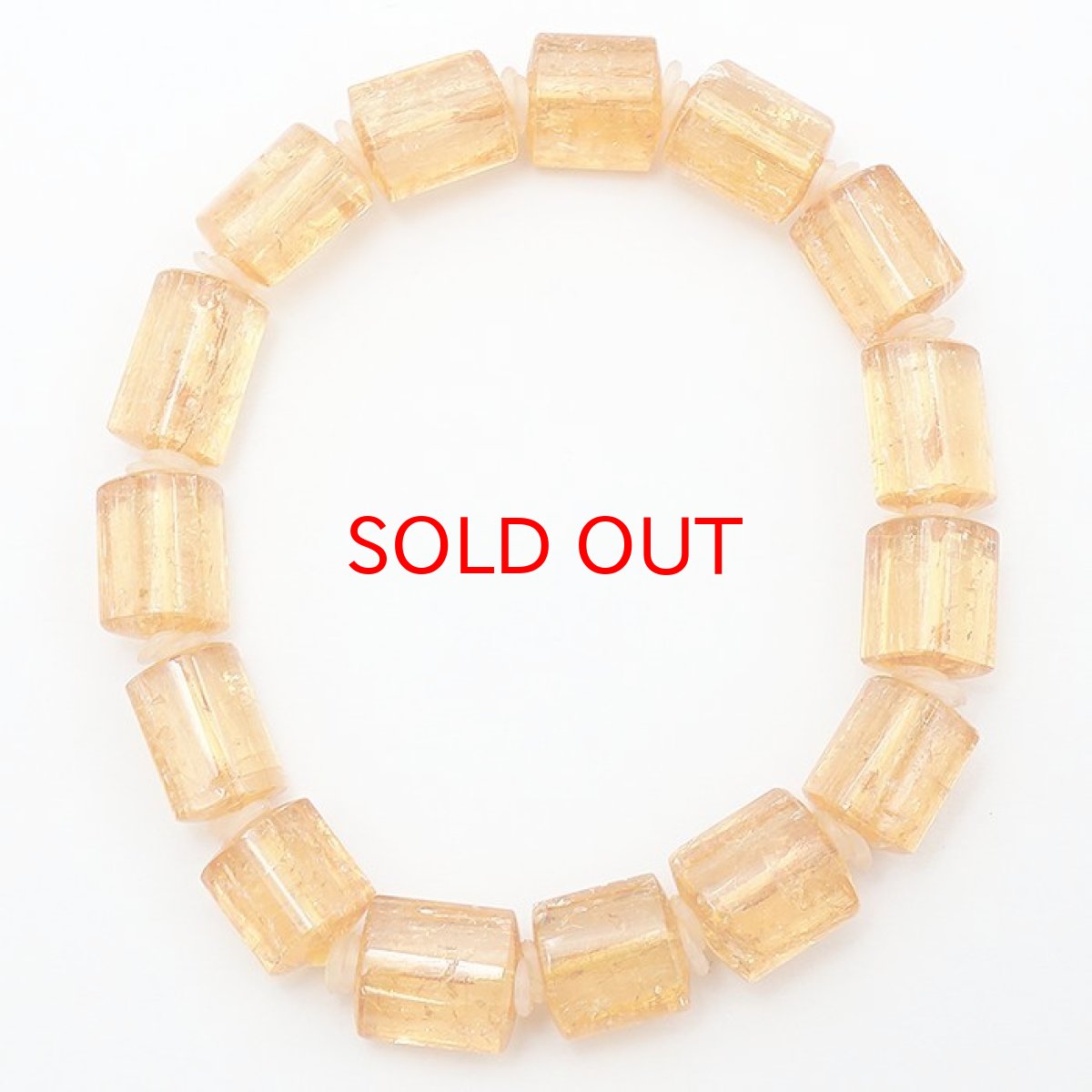 画像5: インペリアルトパーズ ブレスレット ピロー型 ブラジル産 【一点もの】 証明書付き 天然石 パワーストーン カラーストーン (5)