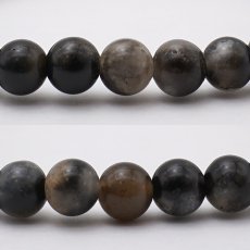 画像2: 【石の日SALE 14%OFF】 イジェン水晶 ブレスレット 6mm インドネシア産 黒  稀少石 浄化 天然石 パワーストーン (2)