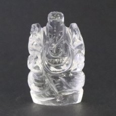 画像3: ヒマラヤ水晶 ガネーシャ 彫り物 小 13.6g インド ネパール産 【 一点物 】 天然石 パワーストーン (3)