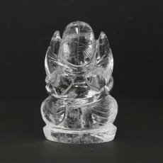 画像4: ヒマラヤ水晶 ガネーシャ 彫り物 大 87.6g インド ネパール産 【 一点物 】 天然石 パワーストーン (4)