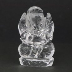 画像4: ヒマラヤ水晶 ガネーシャ 彫り物 大 83.5g インド ネパール産 【 一点物 】 天然石 パワーストーン (4)