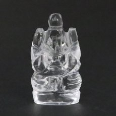 画像4: ヒマラヤ水晶 ガネーシャ 彫り物 小 9.7g インド ネパール産 【 一点物 】 天然石 パワーストーン (4)