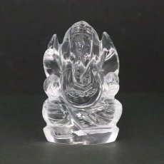 画像3: ヒマラヤ水晶 ガネーシャ 彫り物 大 85.5g インド ネパール産 【 一点物 】 天然石 パワーストーン (3)