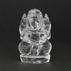 画像4: ヒマラヤ水晶 ガネーシャ 彫り物 大 103.1g インド ネパール産 【 一点物 】 天然石 パワーストーン (4)