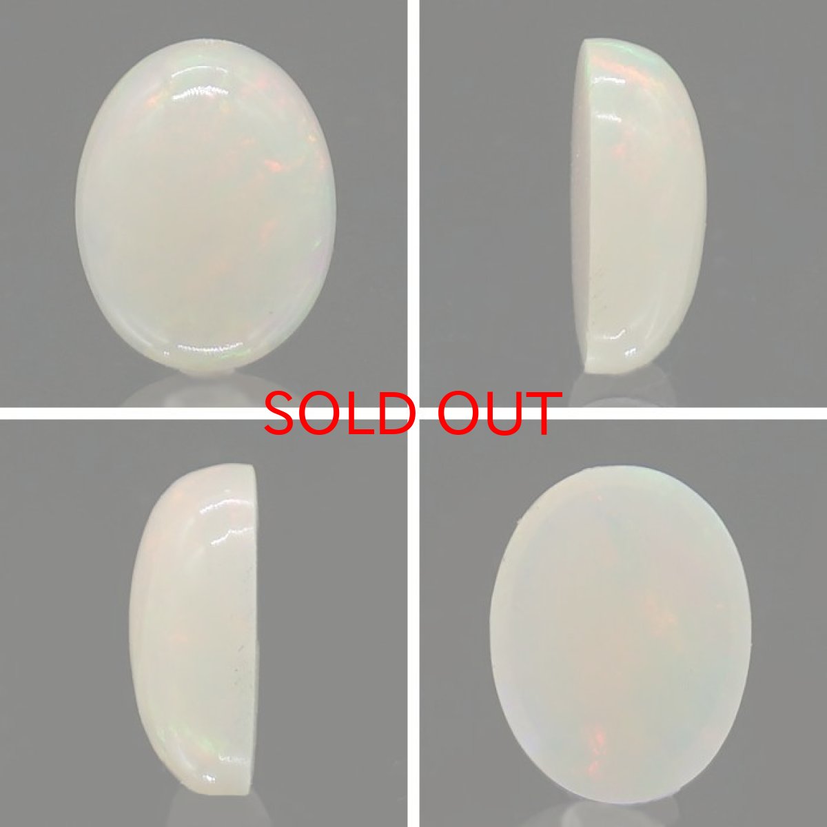 画像2: エチオピアオパール ルース 1.1ct オーバル エチオピア産 【 一点物 】 10月誕生石 オパール 裸石 天然石 パワーストーン カラーストーン (2)