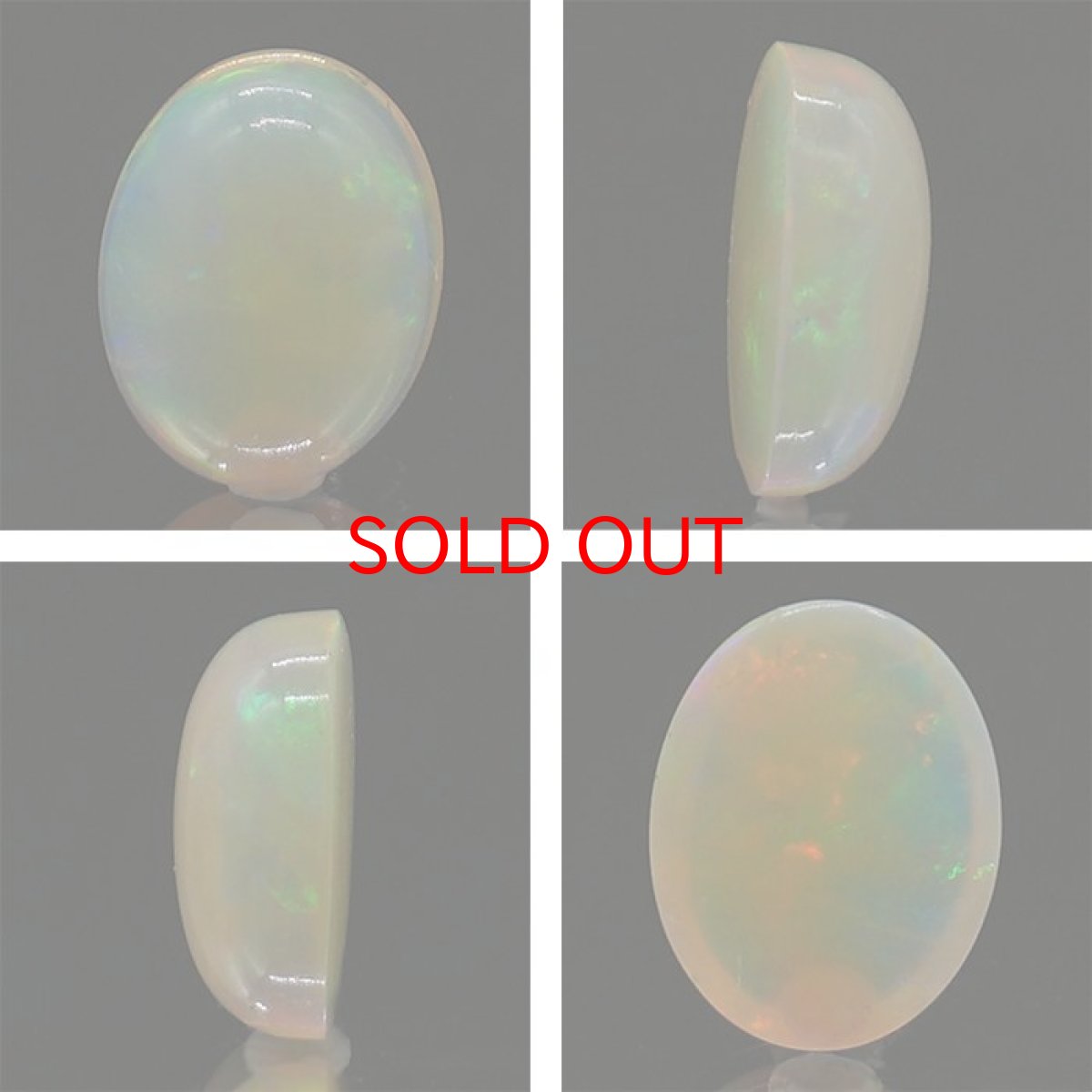 画像2: エチオピアオパール ルース 1.6ct オーバル エチオピア産 【 一点物 】 10月誕生石 オパール 裸石 天然石 パワーストーン カラーストーン (2)