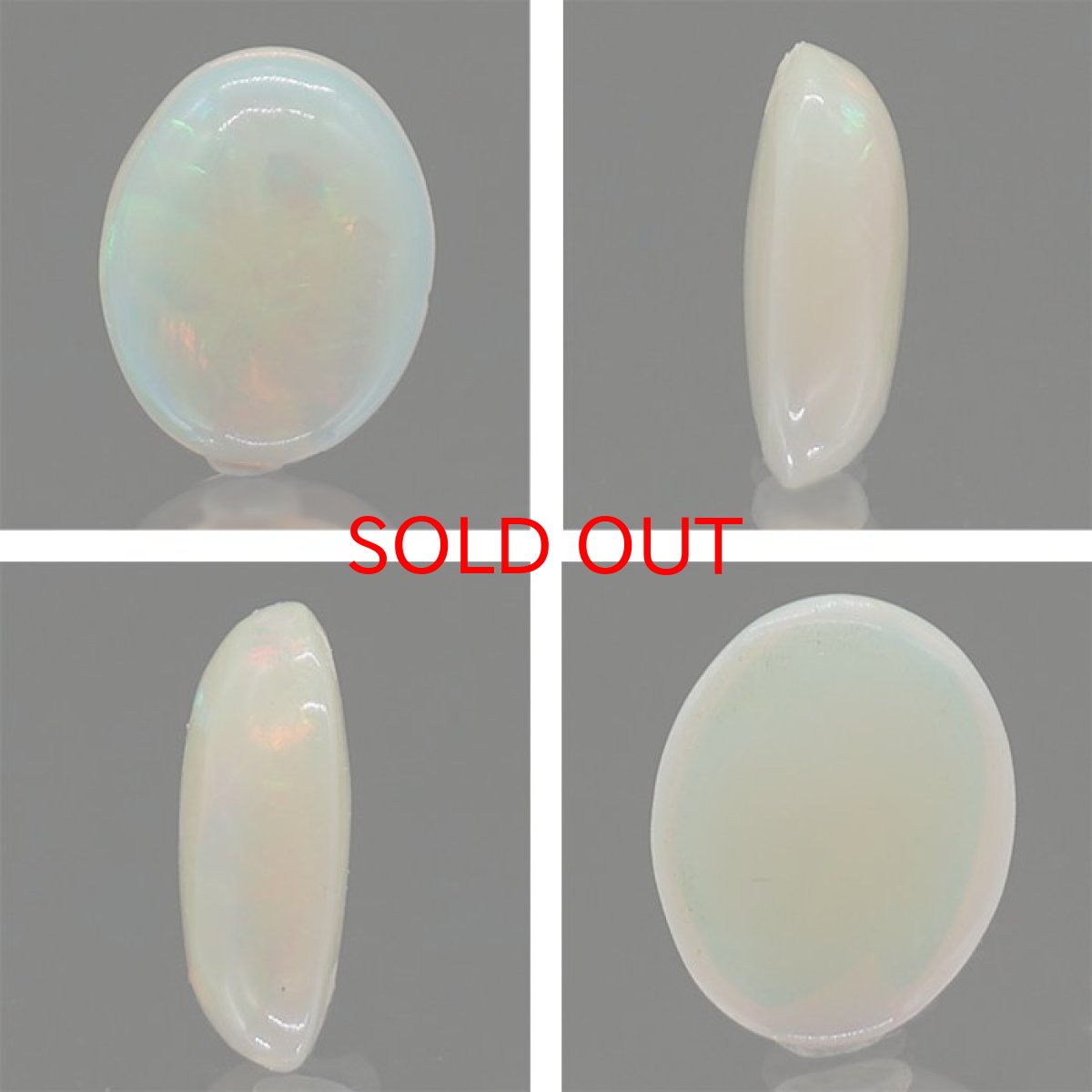 画像2: エチオピアオパール ルース 1.8ct オーバル エチオピア産 【 一点物 】 10月誕生石 オパール 裸石 天然石 パワーストーン カラーストーン (2)