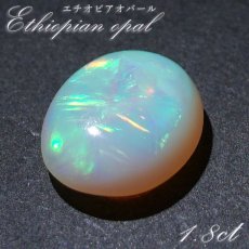 画像1: エチオピアオパール ルース 1.8ct オーバル エチオピア産 【 一点物 】 10月誕生石 オパール 裸石 天然石 パワーストーン カラーストーン (1)