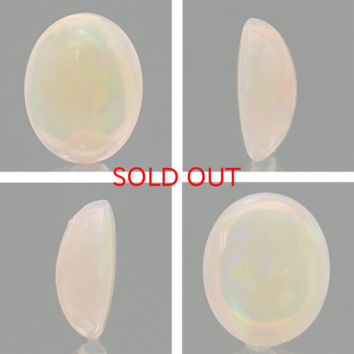 画像2: エチオピアオパール ルース 2.0ct オーバル エチオピア産 【 一点物 】 10月誕生石 オパール 裸石 天然石 パワーストーン カラーストーン (2)